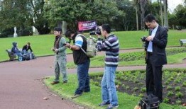 奥克兰吃瓜拍照